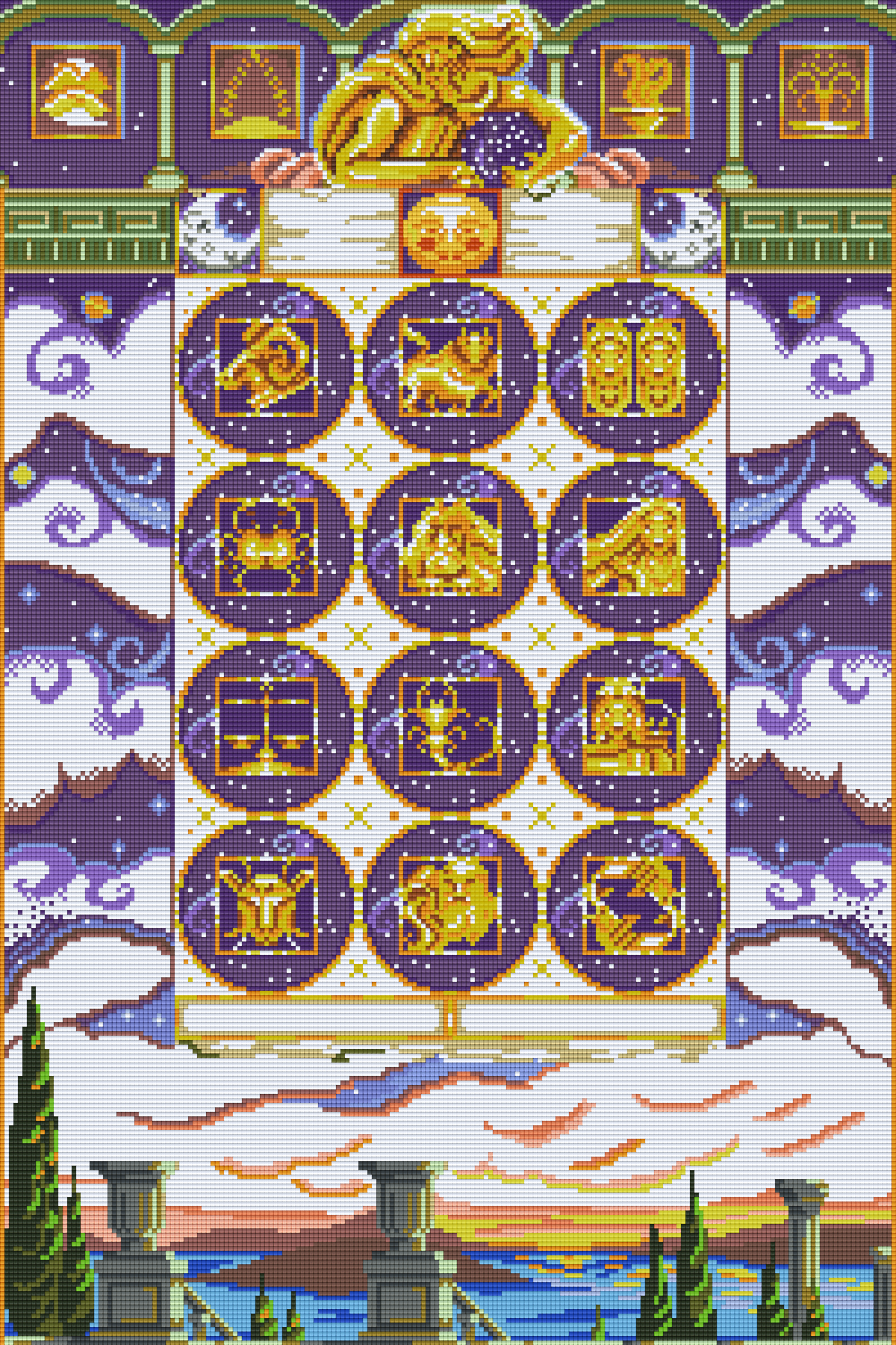 Pixelhobby Klassik Set - Himmlische Sternzeichen