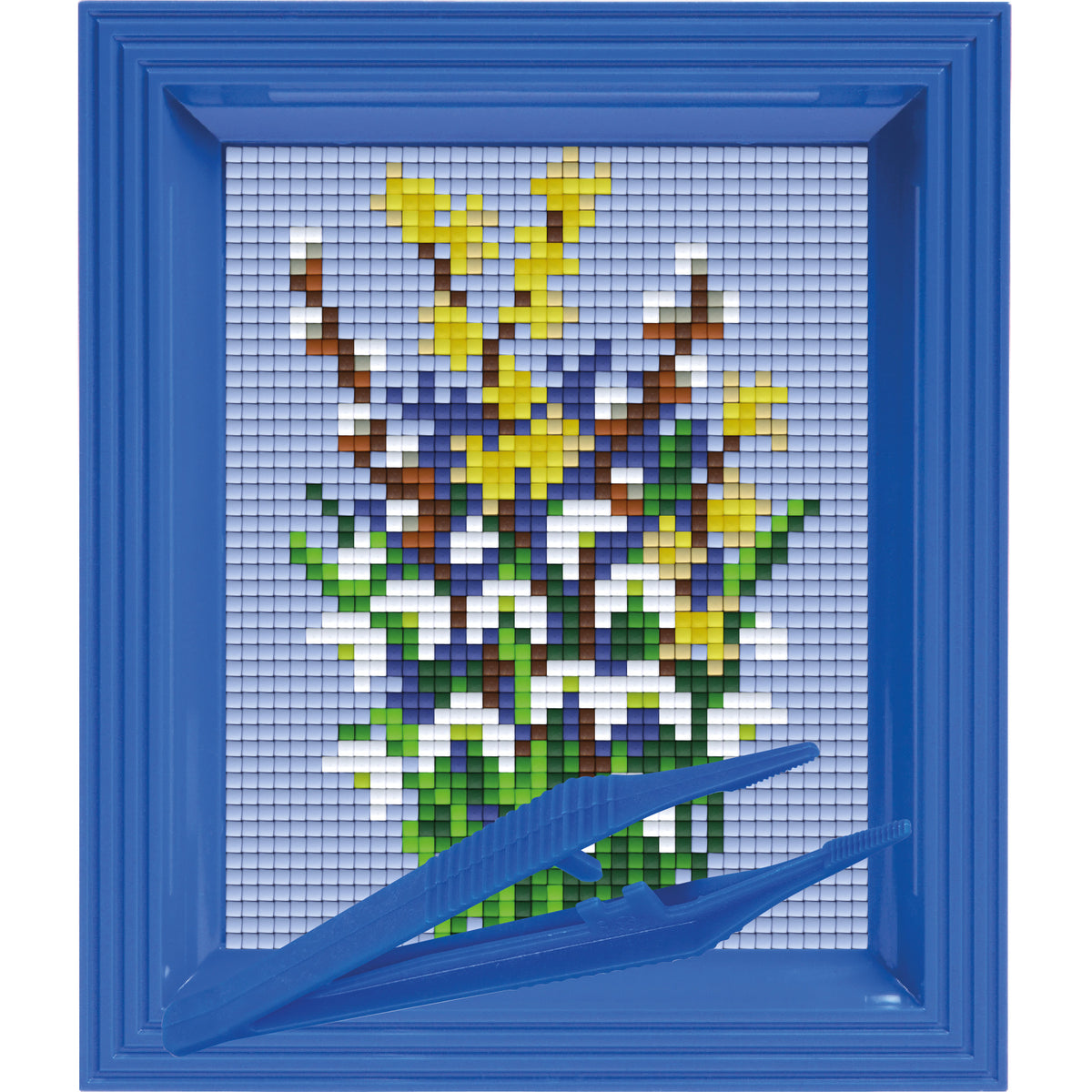 #Bilderrahmen_signalblau #Pinzette_Kunststoffpinzette