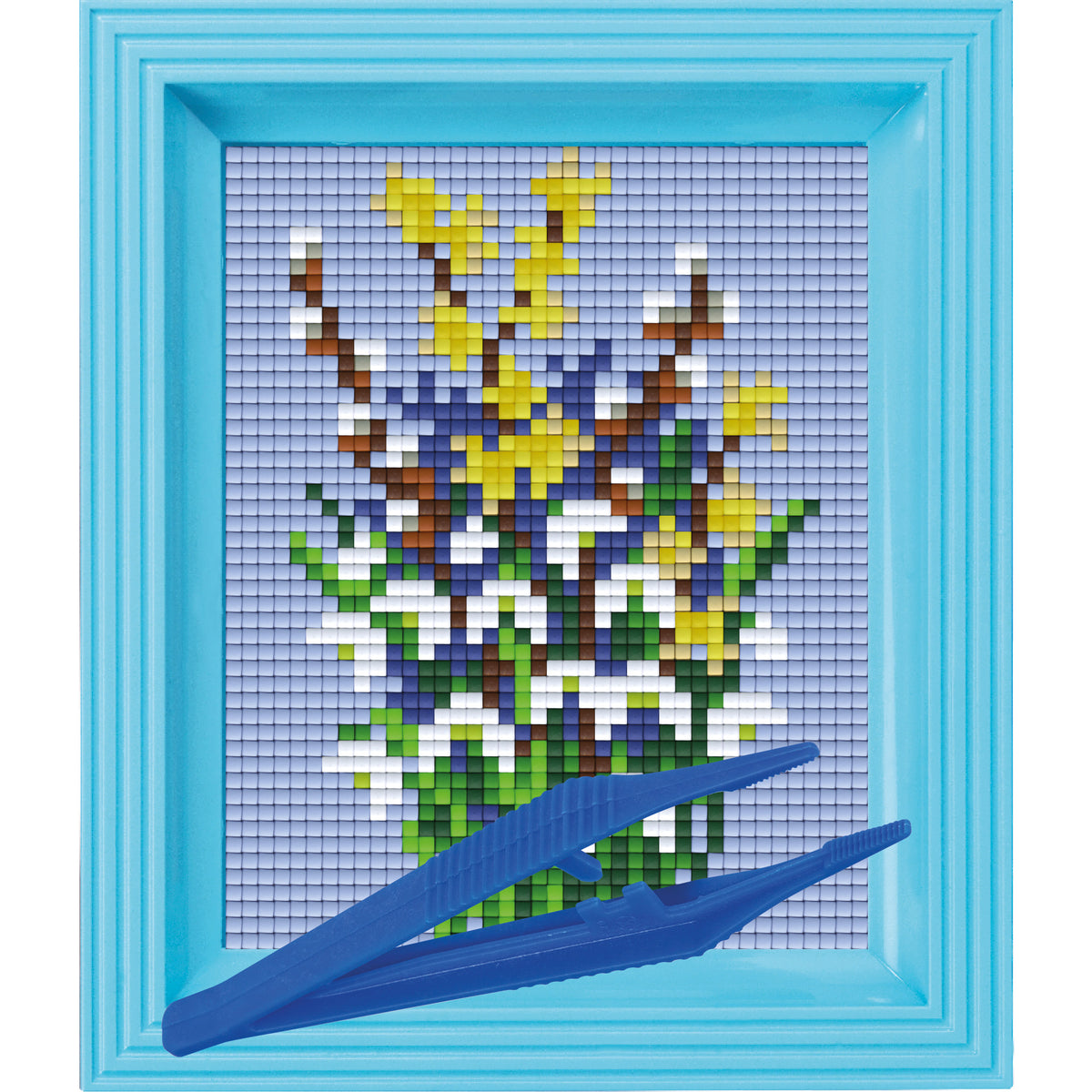 #Bilderrahmen_hellblau #Pinzette_Kunststoffpinzette