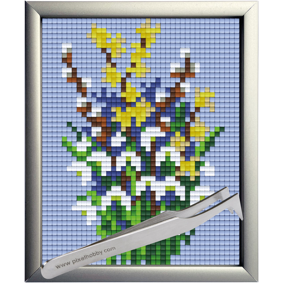 #Bilderrahmen_Aluminium silber #Pinzette_Pinzette abgewinkelt