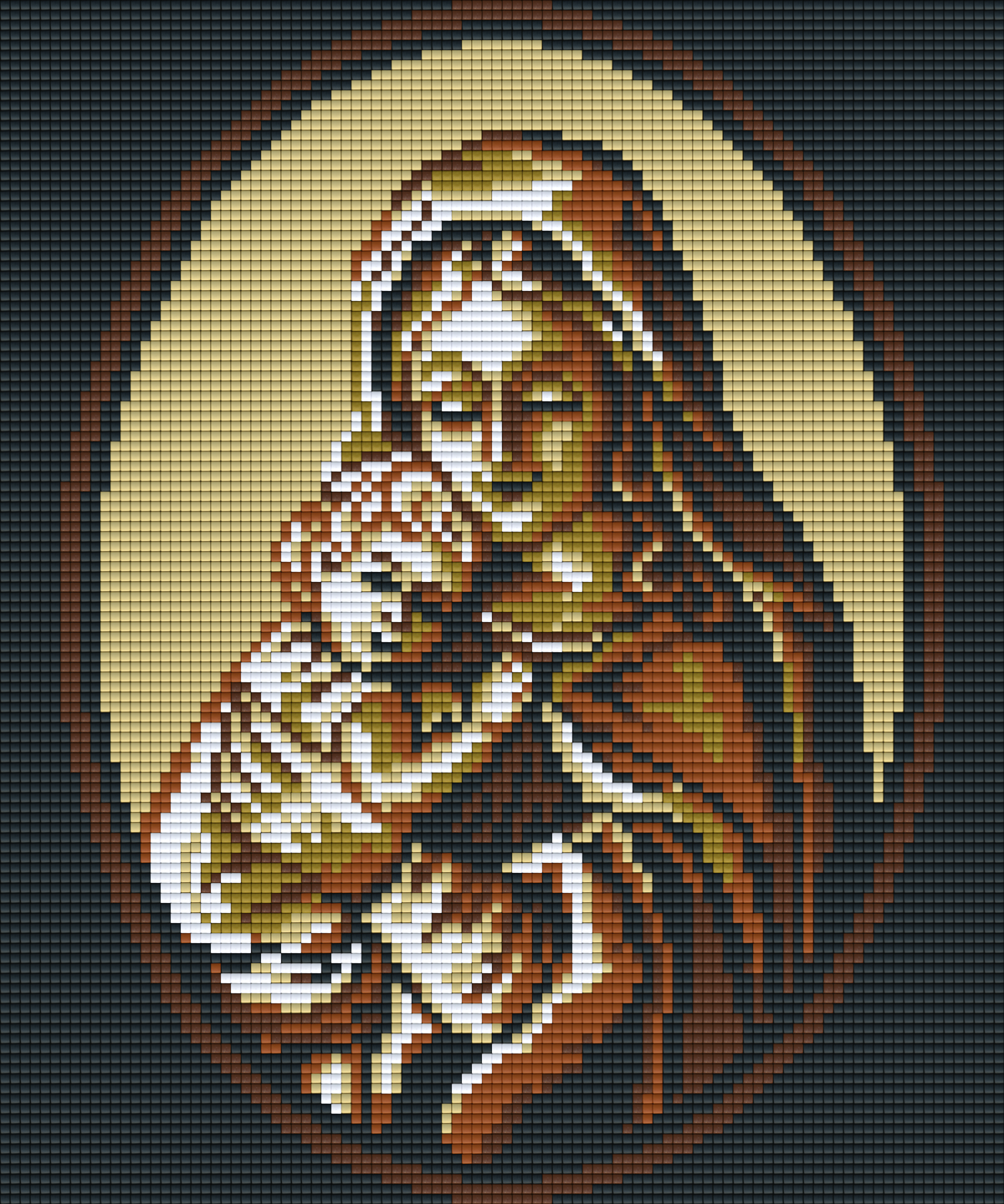 Pixelhobby Klassik Vorlage - Mutter Maria