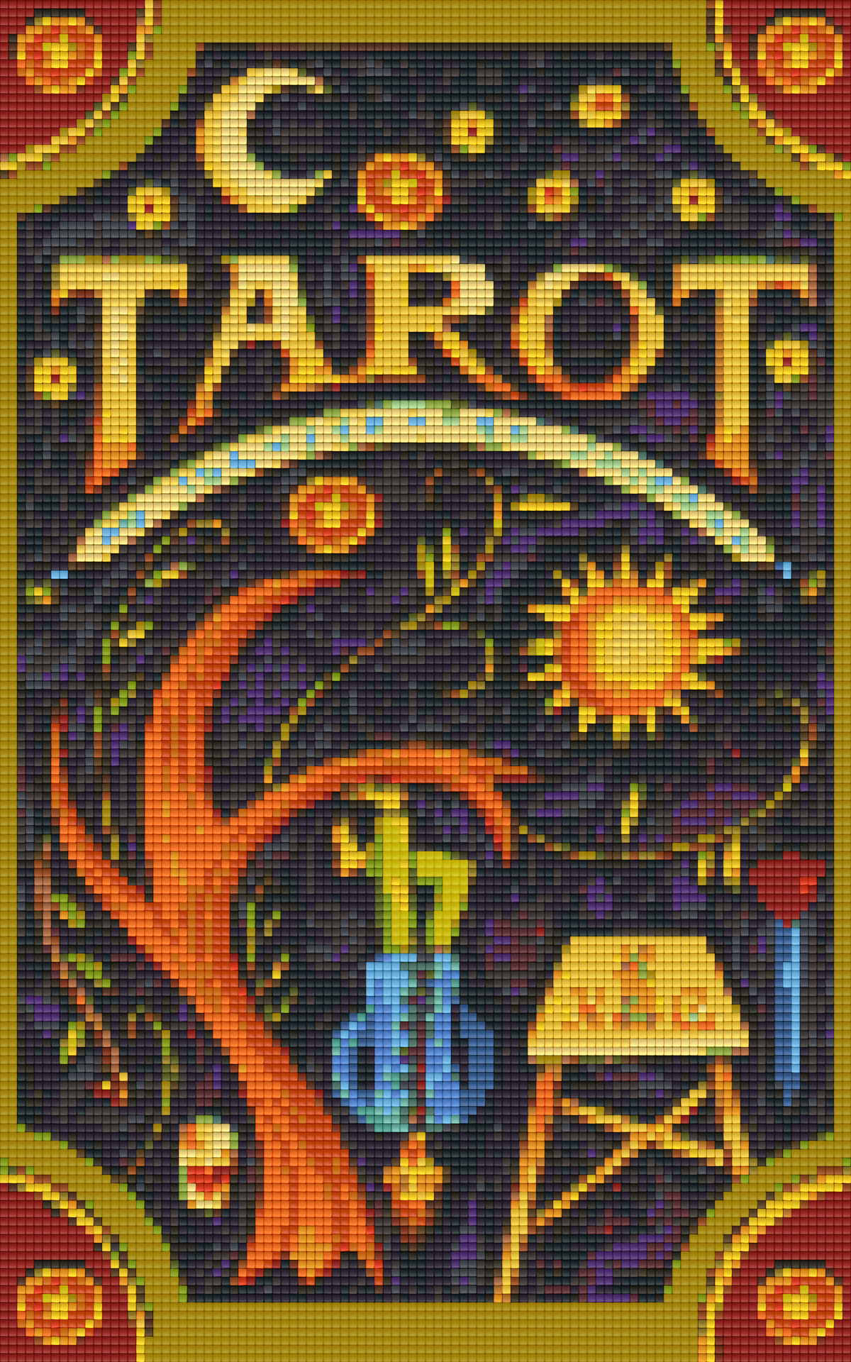 Pixelhobby Klassik Vorlage - Myth Tarot
