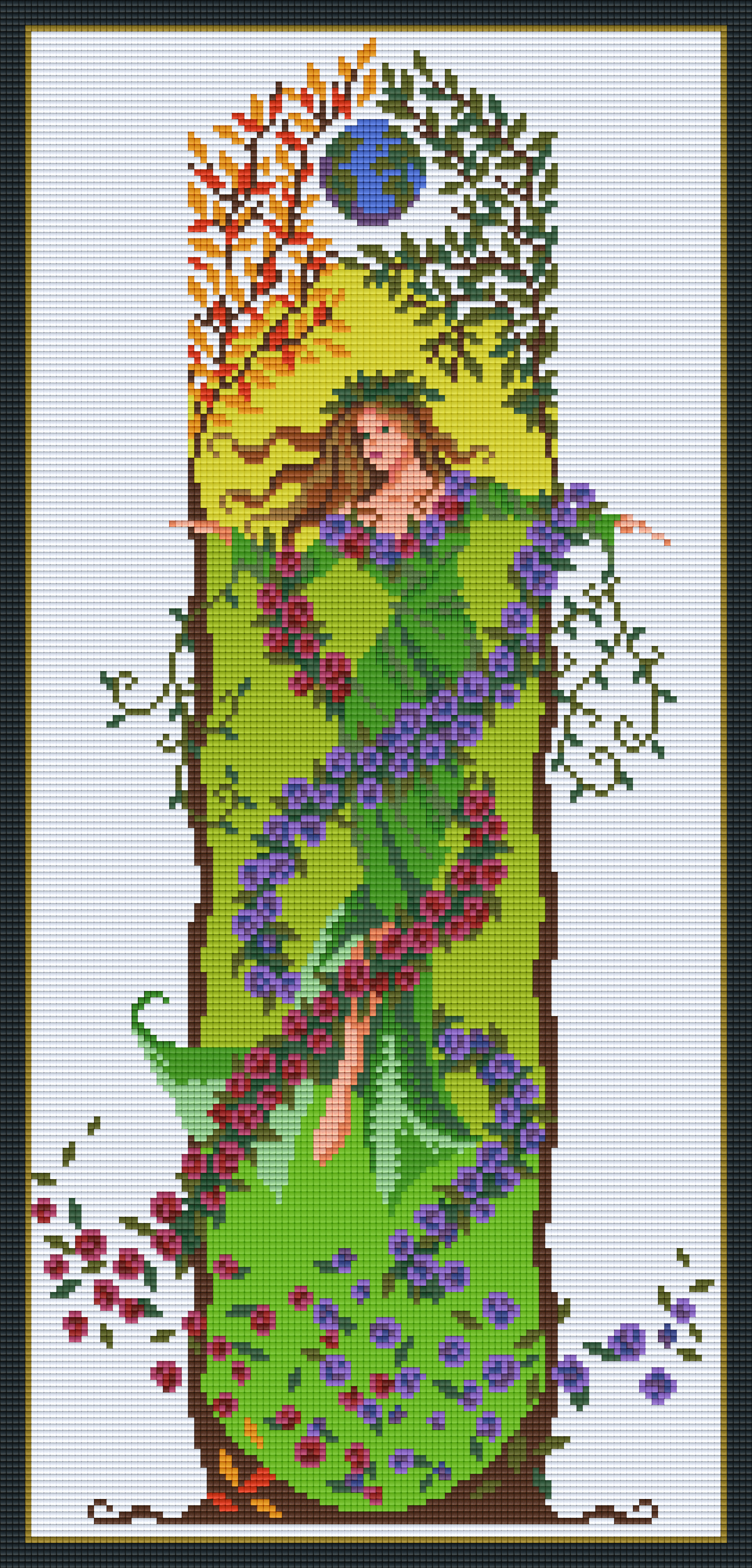 Pixelhobby Klassik Vorlage - Göttin der Erde