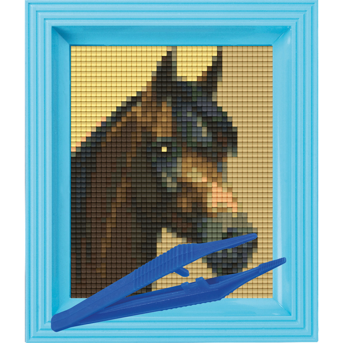 #Bilderrahmen_hellblau #Pinzette_Kunststoffpinzette