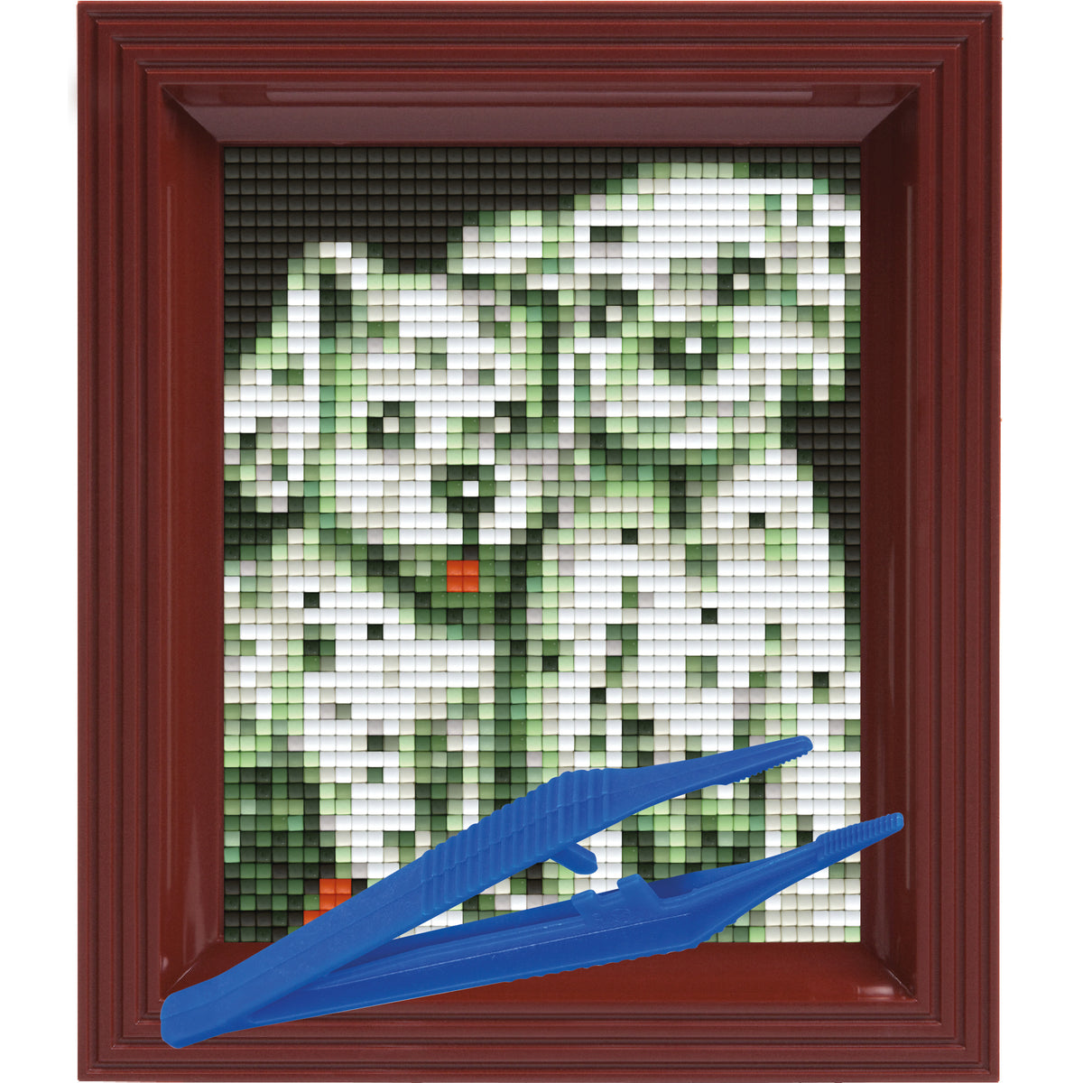 #Bilderrahmen_rotbraun #Pinzette_Kunststoffpinzette