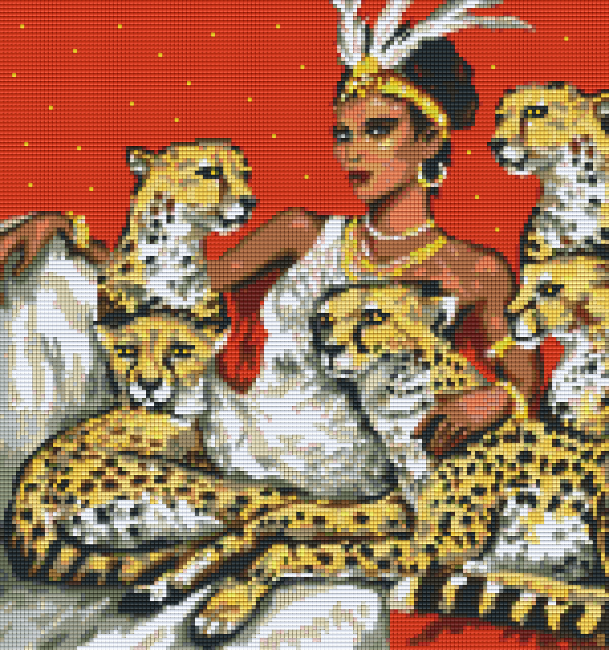 Pixel Hobby Classic Template - The Leopard Queen