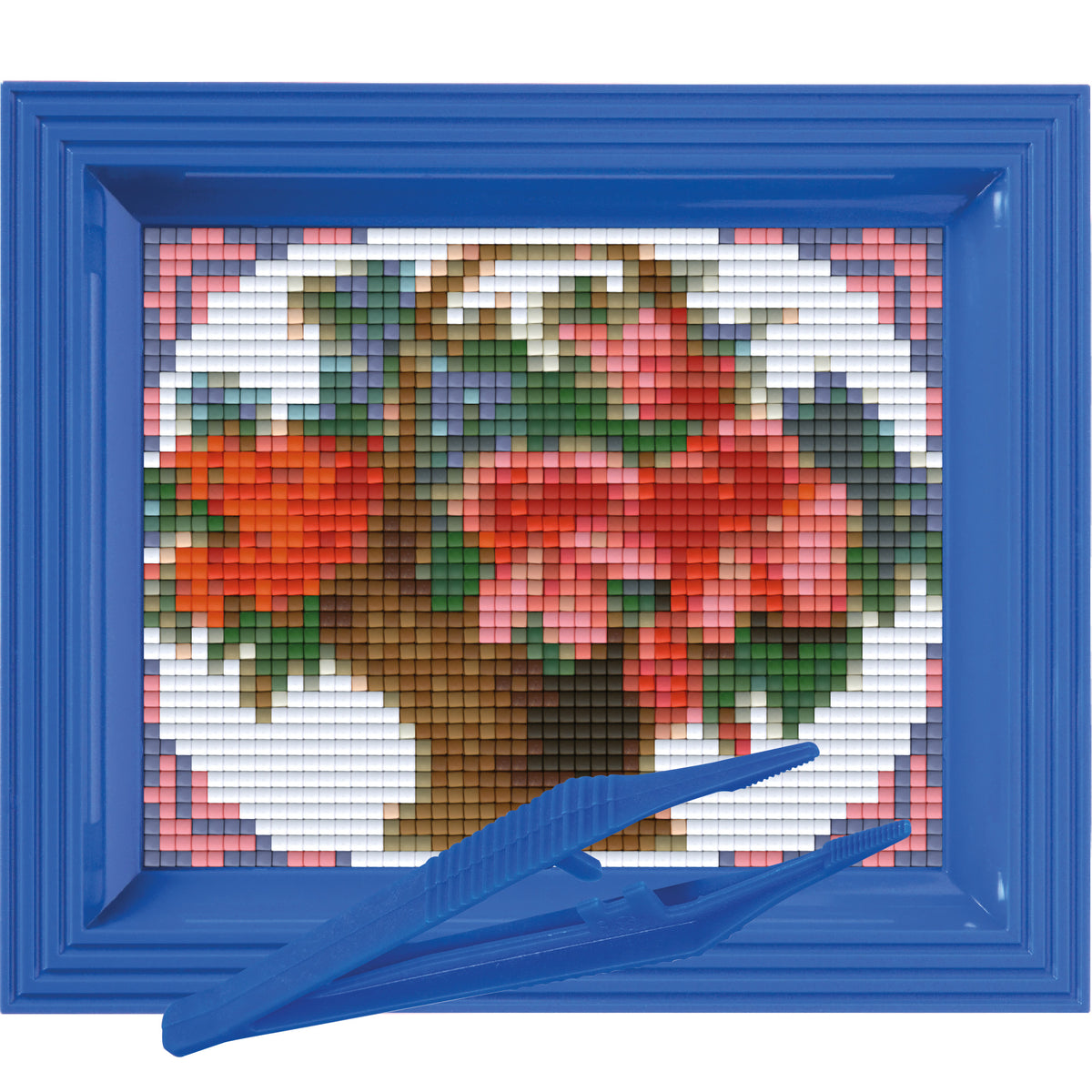 #Bilderrahmen_signalblau #Pinzette_Kunststoffpinzette