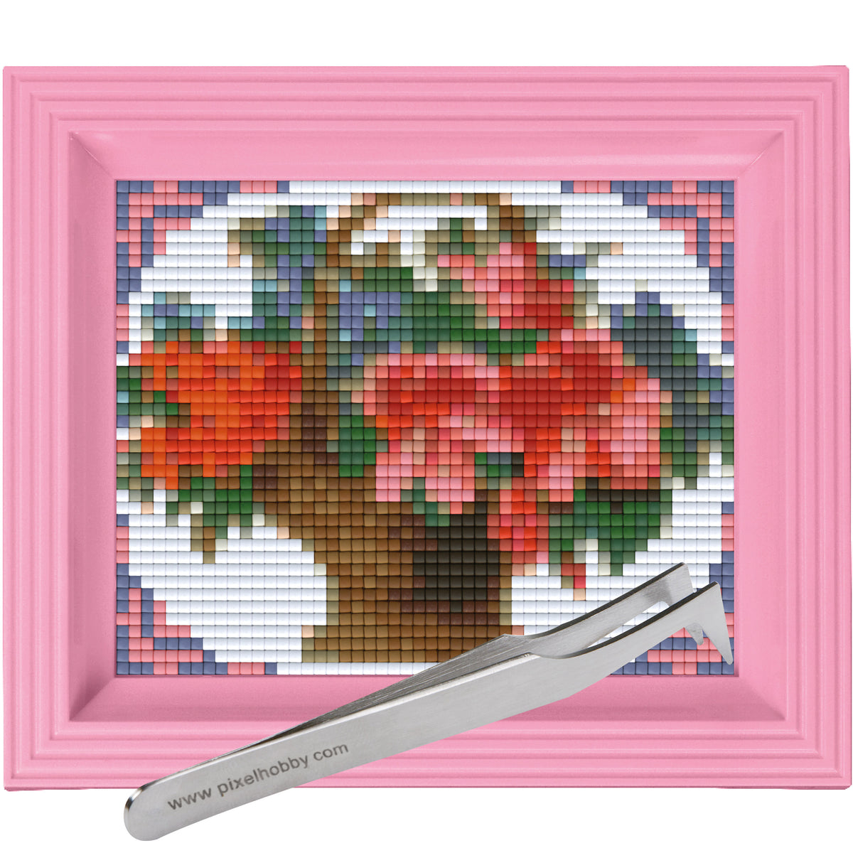#Bilderrahmen_rosa #Pinzette_Pinzette abgewinkelt