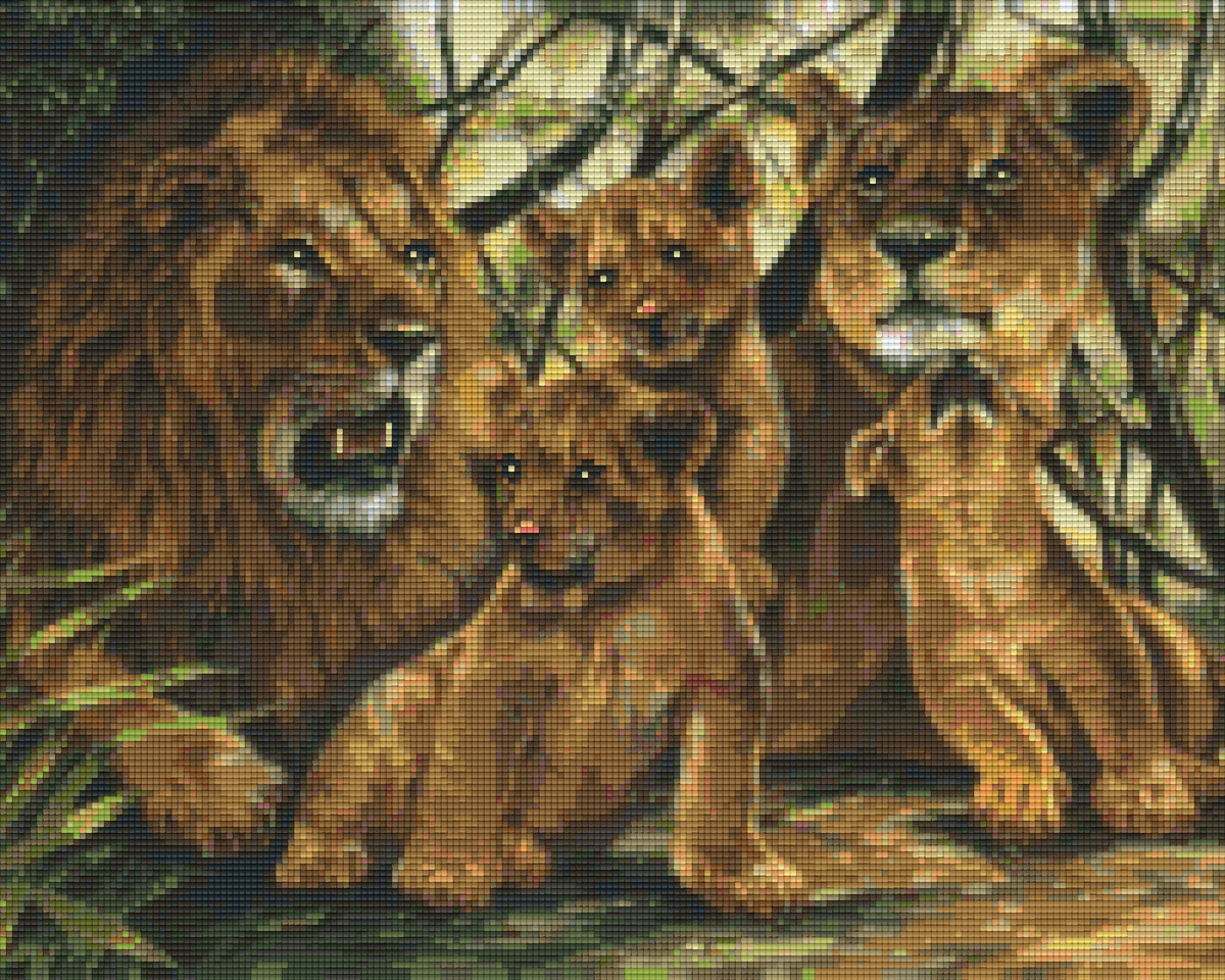 Pixel Hobby Classic Template - Meet the Lion Family