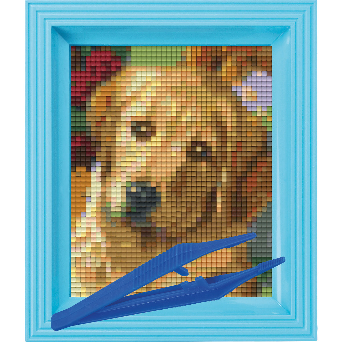 #Bilderrahmen_baby blau #Pinzette_Kunststoffpinzette