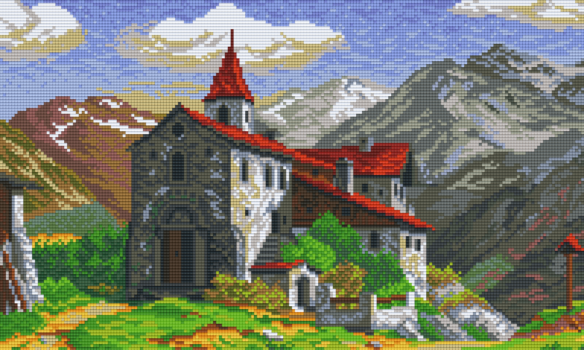 Pixel hobby classic set - mountain castle