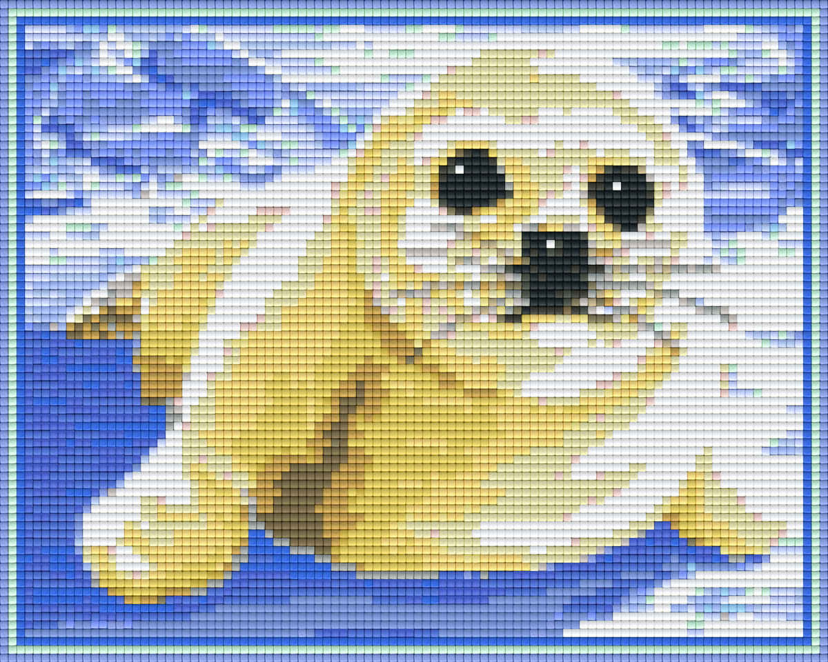 Pixelhobby Klassik Vorlage - Robbenbaby