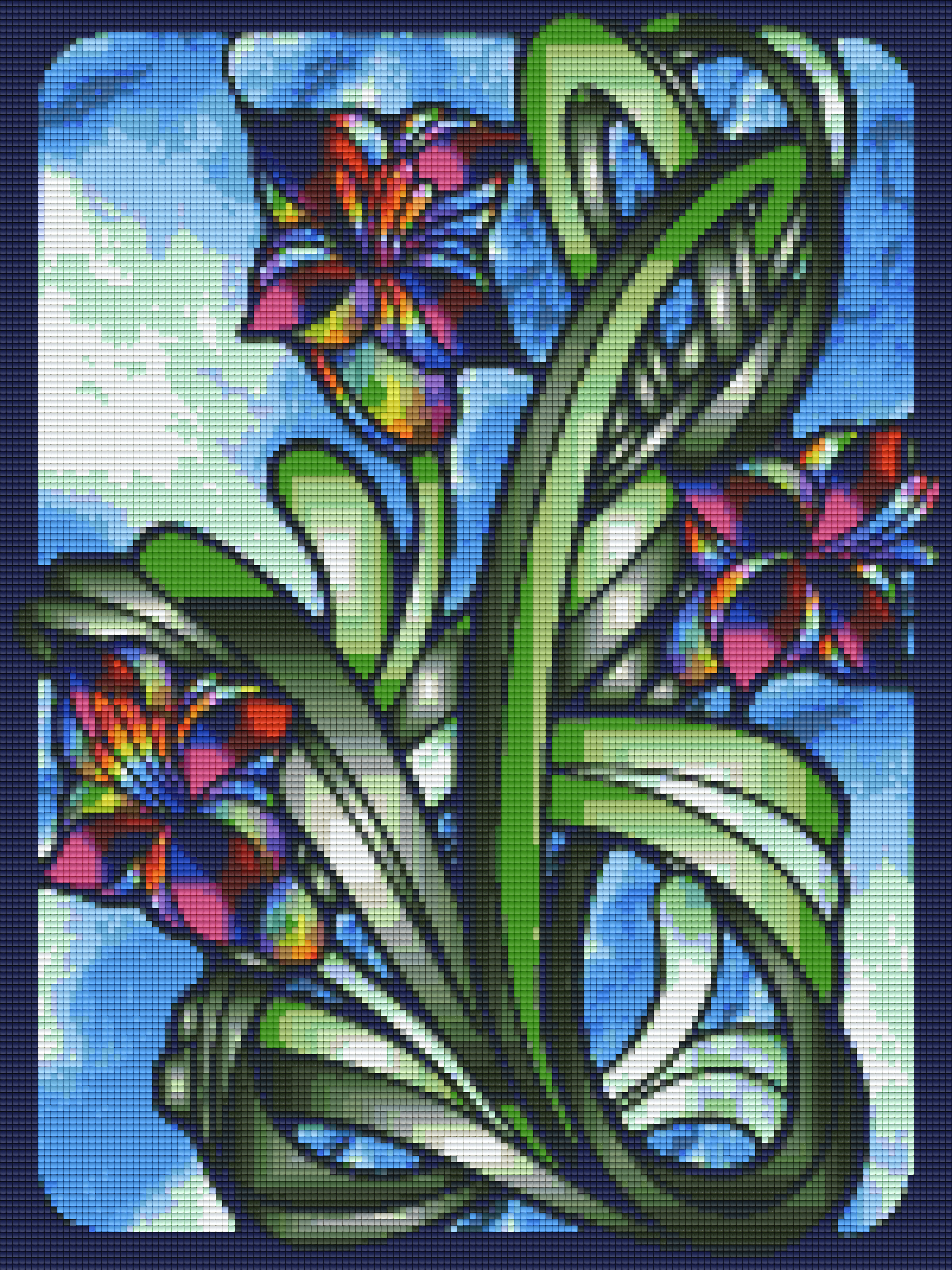 Pixelhobby Classic Set - Steelflowers