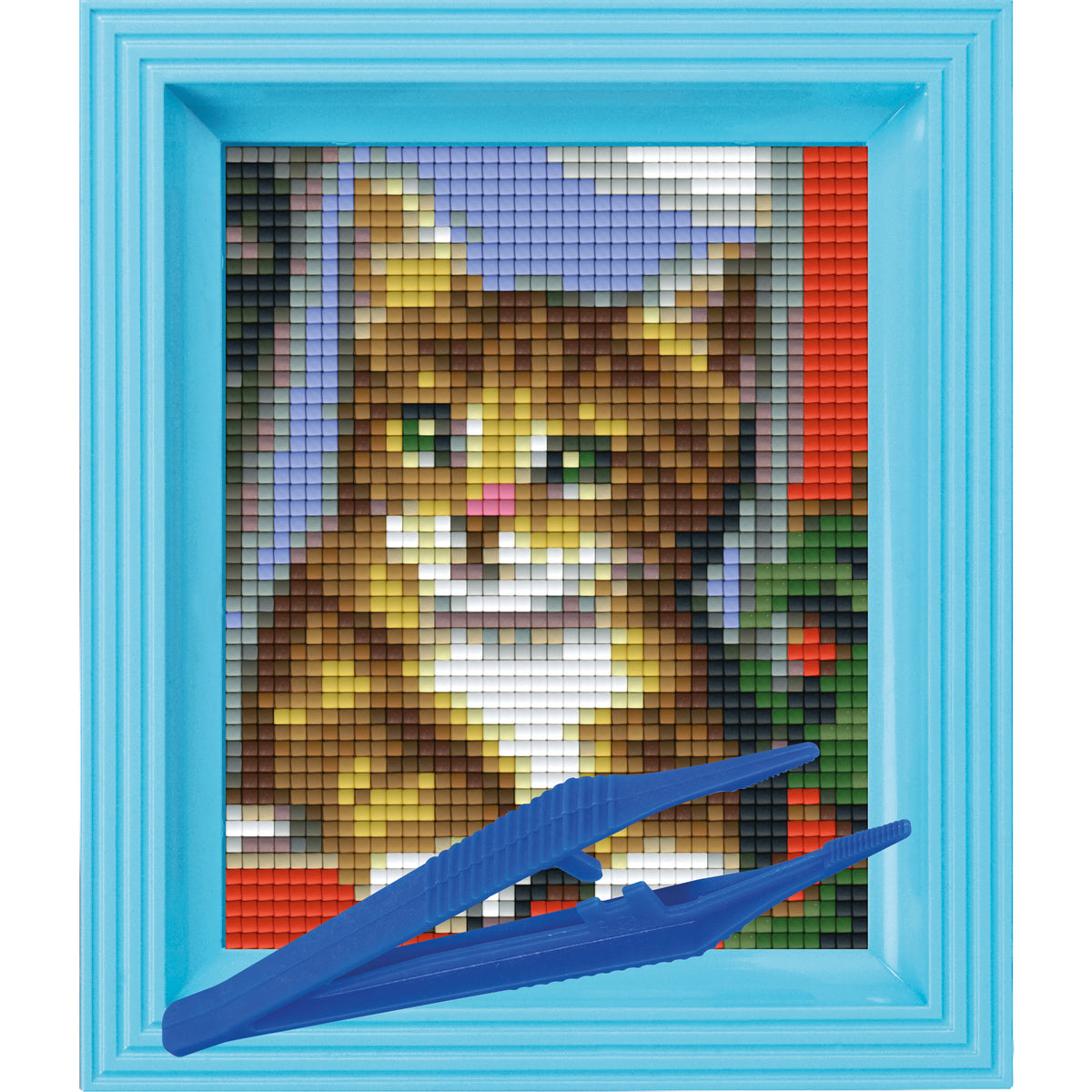 #Bilderrahmen_baby blau #Pinzette_Kunststoffpinzette