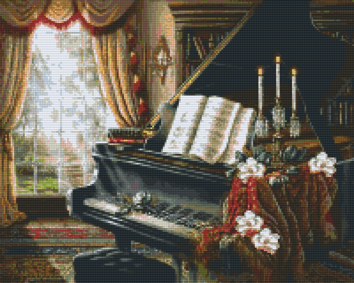 Pixelhobby Klassik Vorlage - The wonderful Piano