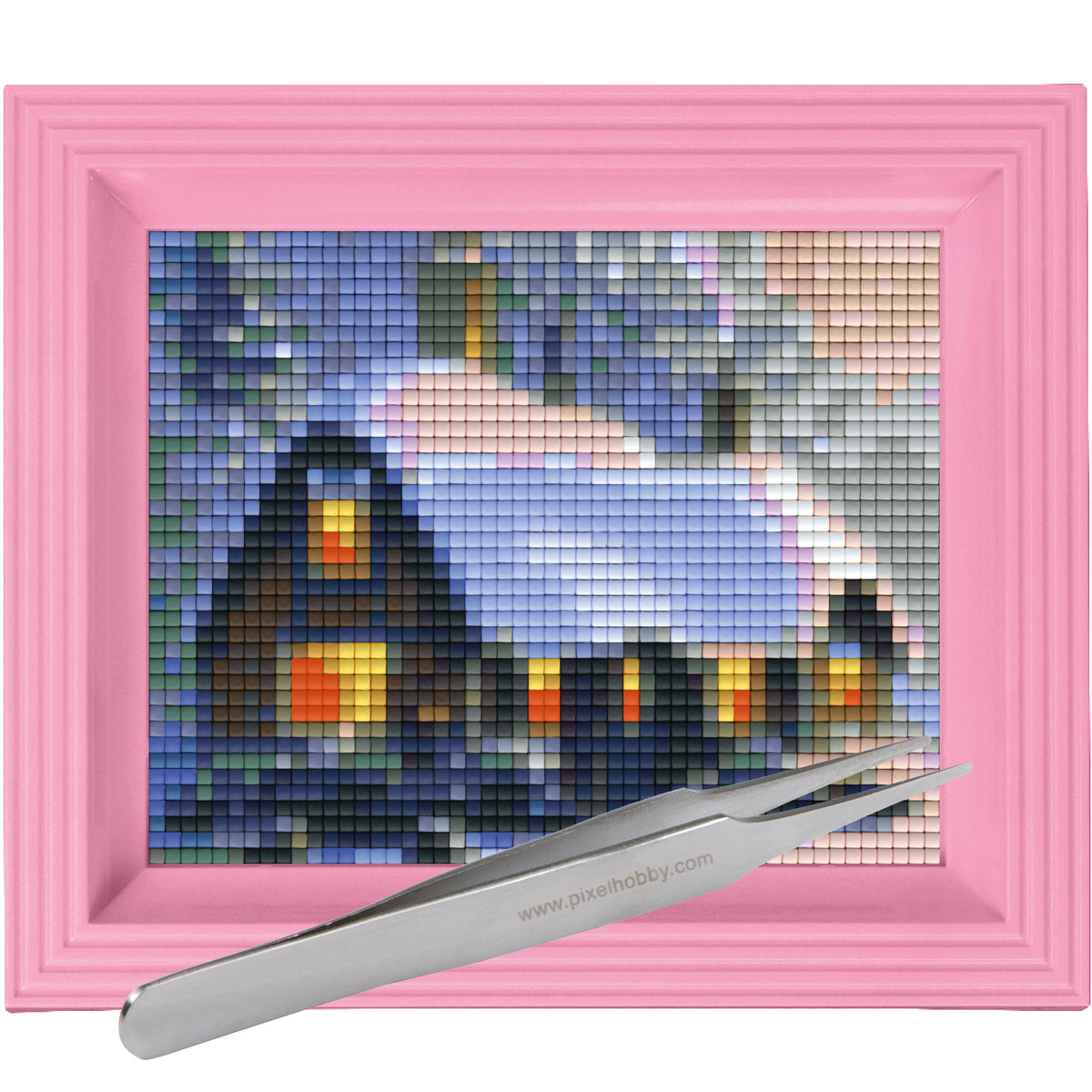 #Bilderrahmen_rosa #Pinzette_Pinzette gerade