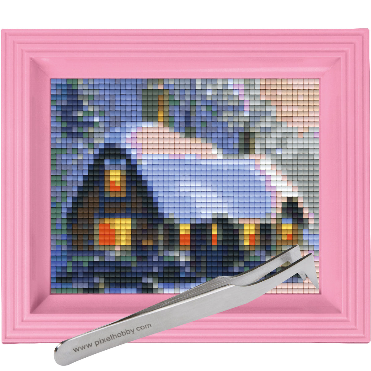 #Bilderrahmen_rosa #Pinzette_Pinzette abgewinkelt