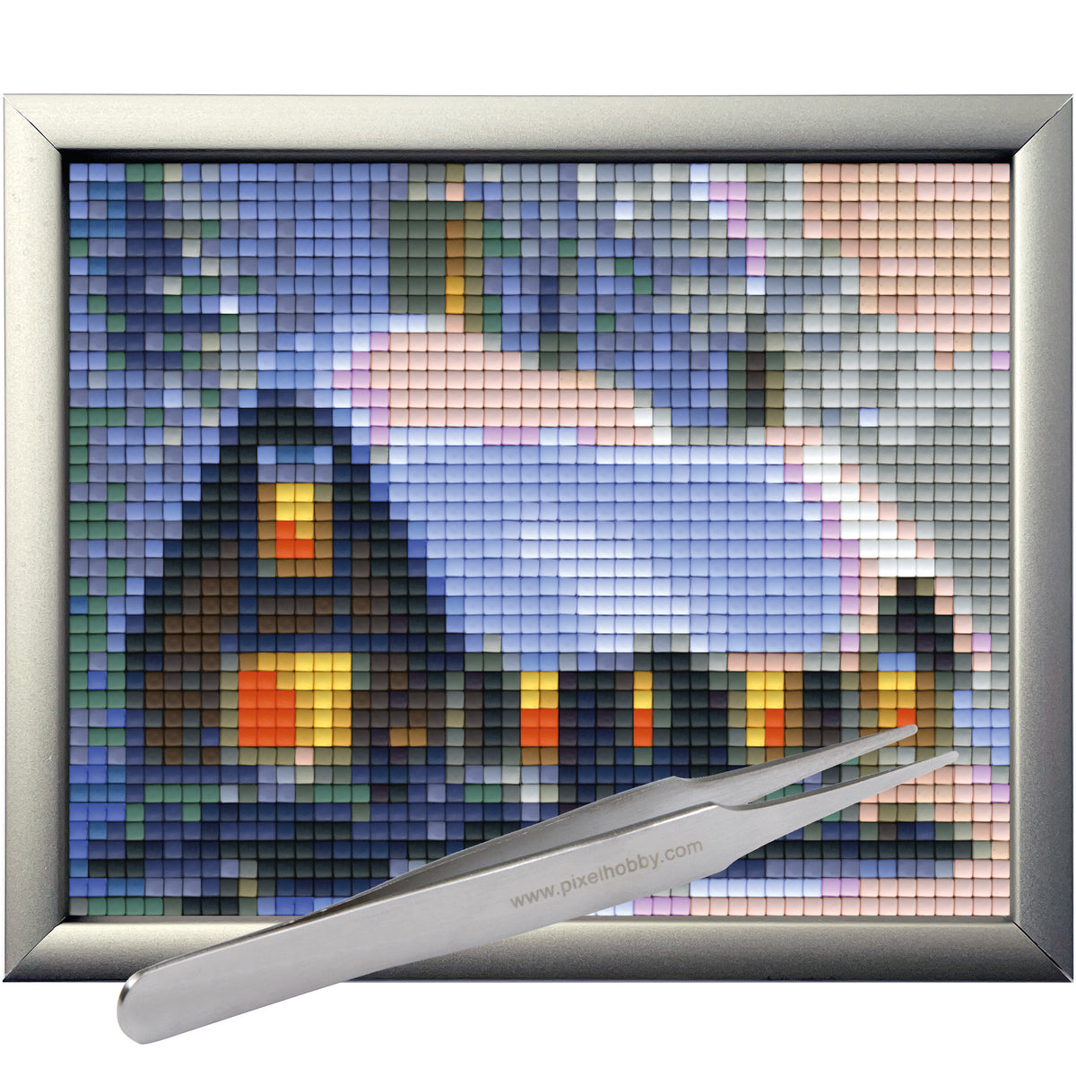 #Bilderrahmen_Aluminium silber #Pinzette_Pinzette gerade