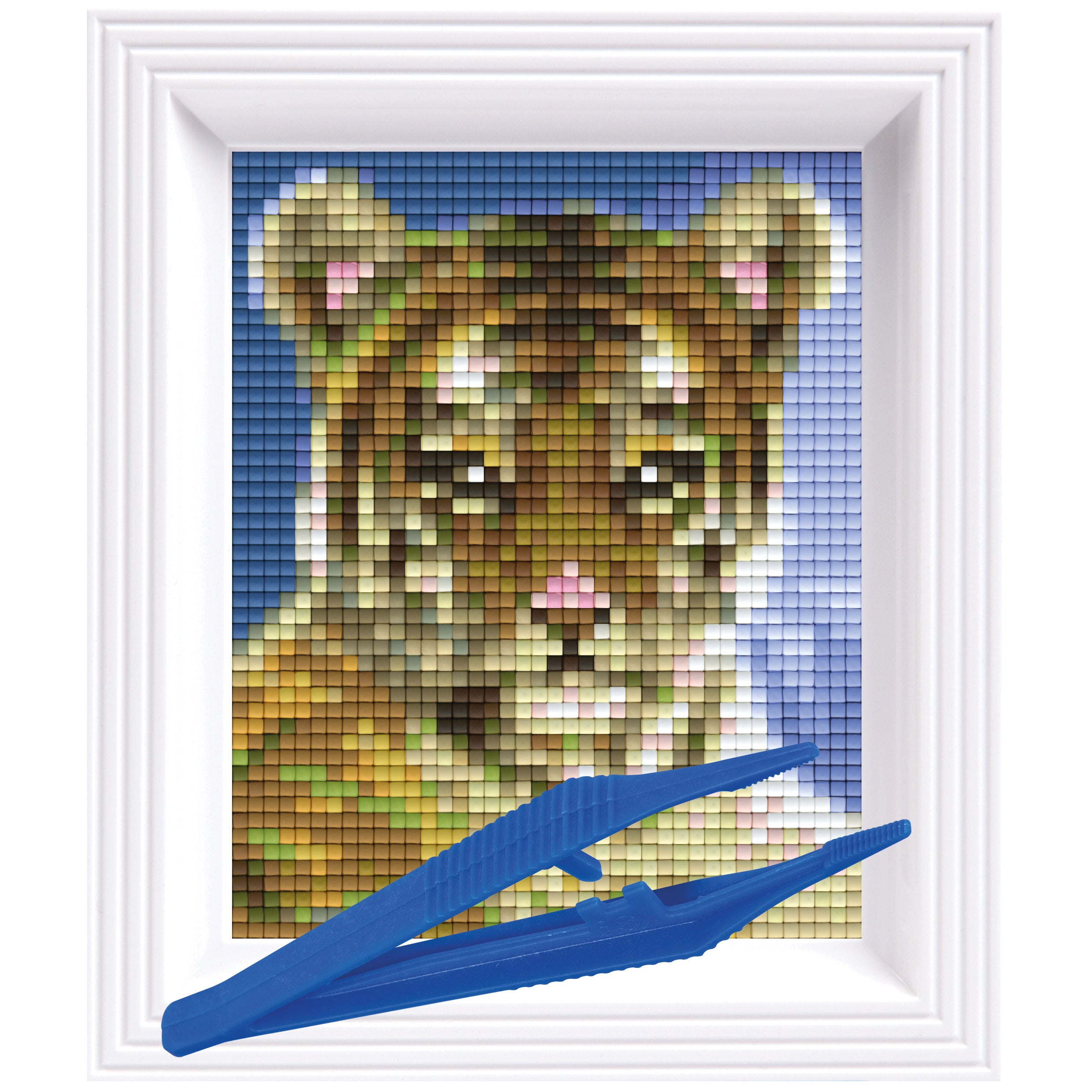 #Bilderrahmen_weiß #Pinzette_Kunststoffpinzette