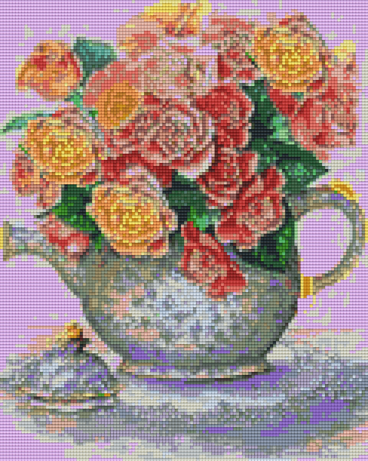 Pixelhobby Classic Set - Teapot full of Roses