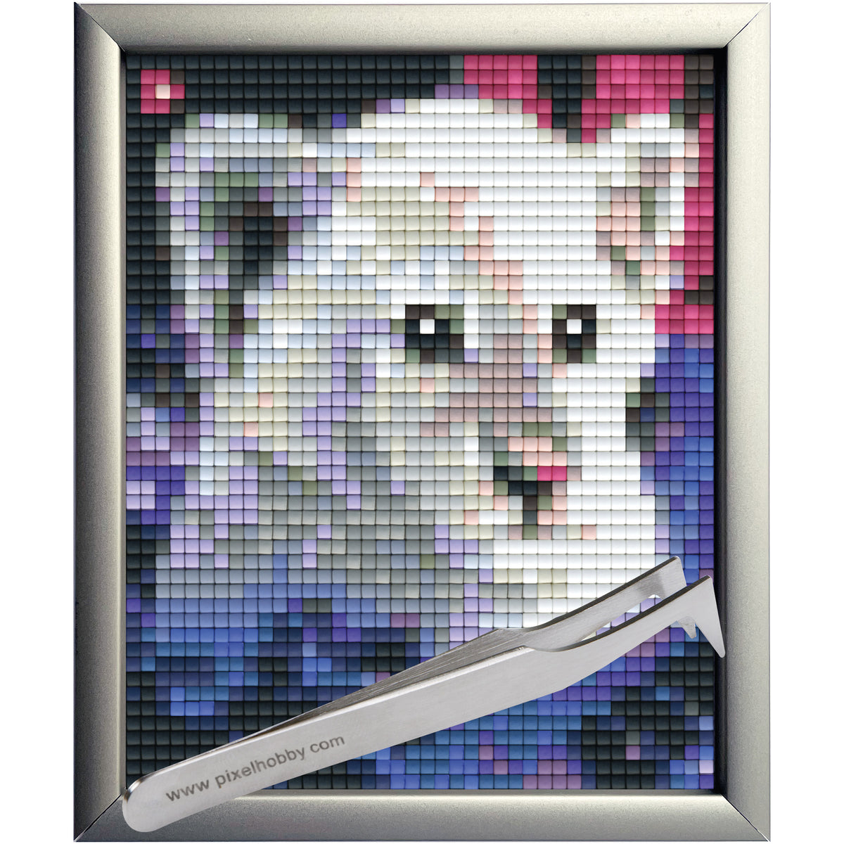 #Bilderrahmen_Aluminium silber #Pinzette_Pinzette abgewinkelt