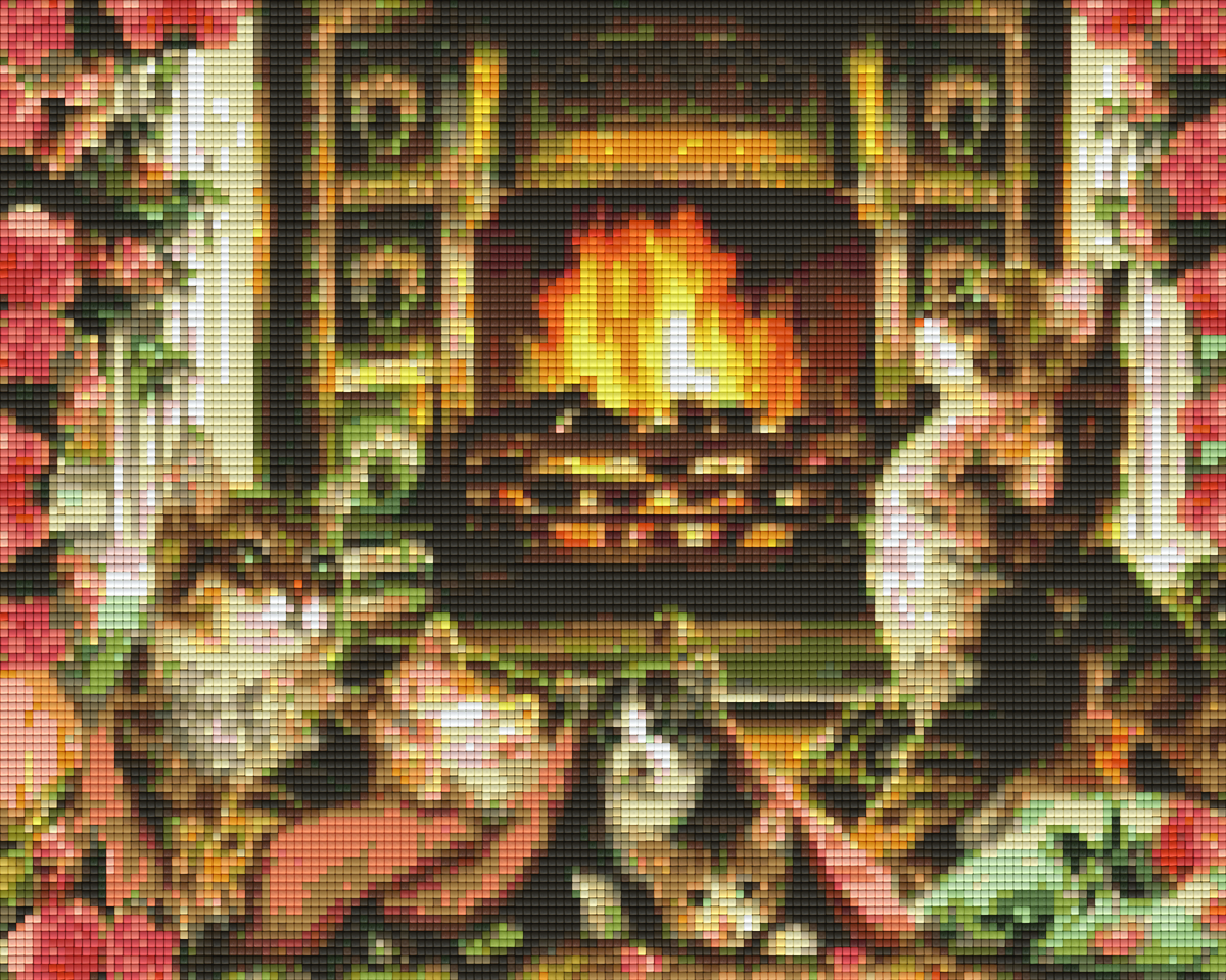 Pixelhobby Klassik Set - The Fire Place
