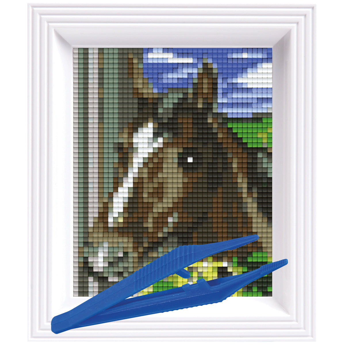 #Bilderrahmen_weiß #Pinzette_Kunststoffpinzette