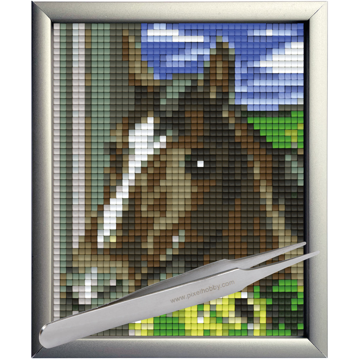 #Bilderrahmen_Aluminium silber #Pinzette_Pinzette gerade