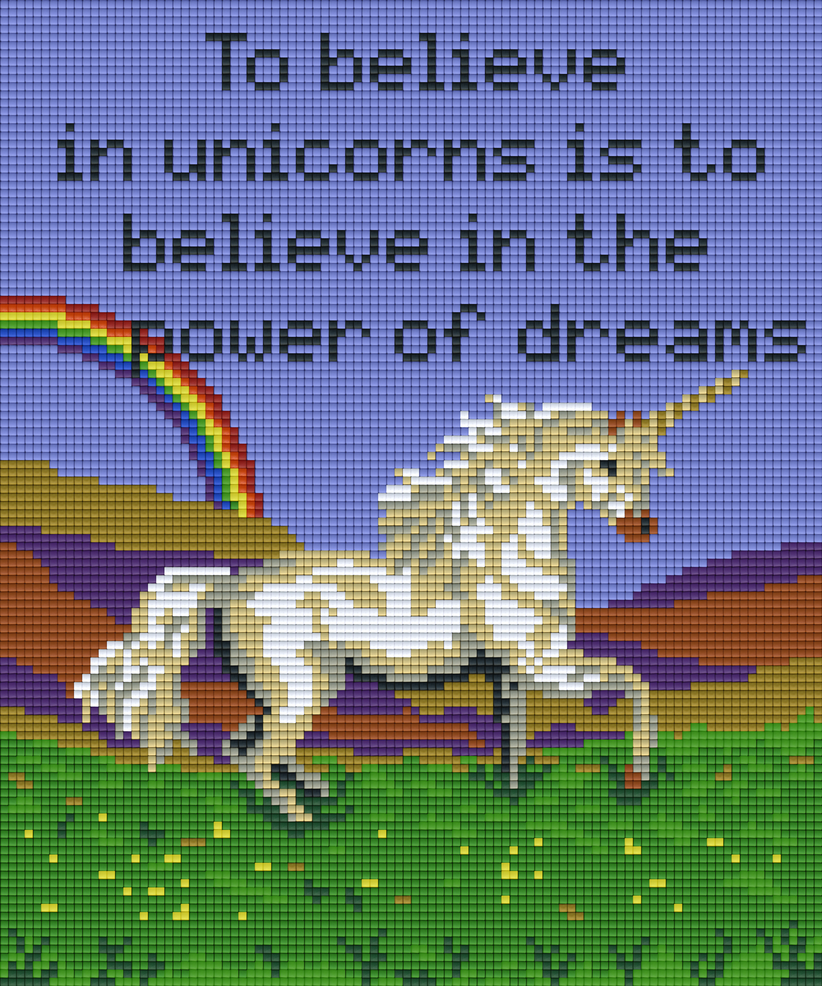 Pixel hobby classic template - Unicorn Dream