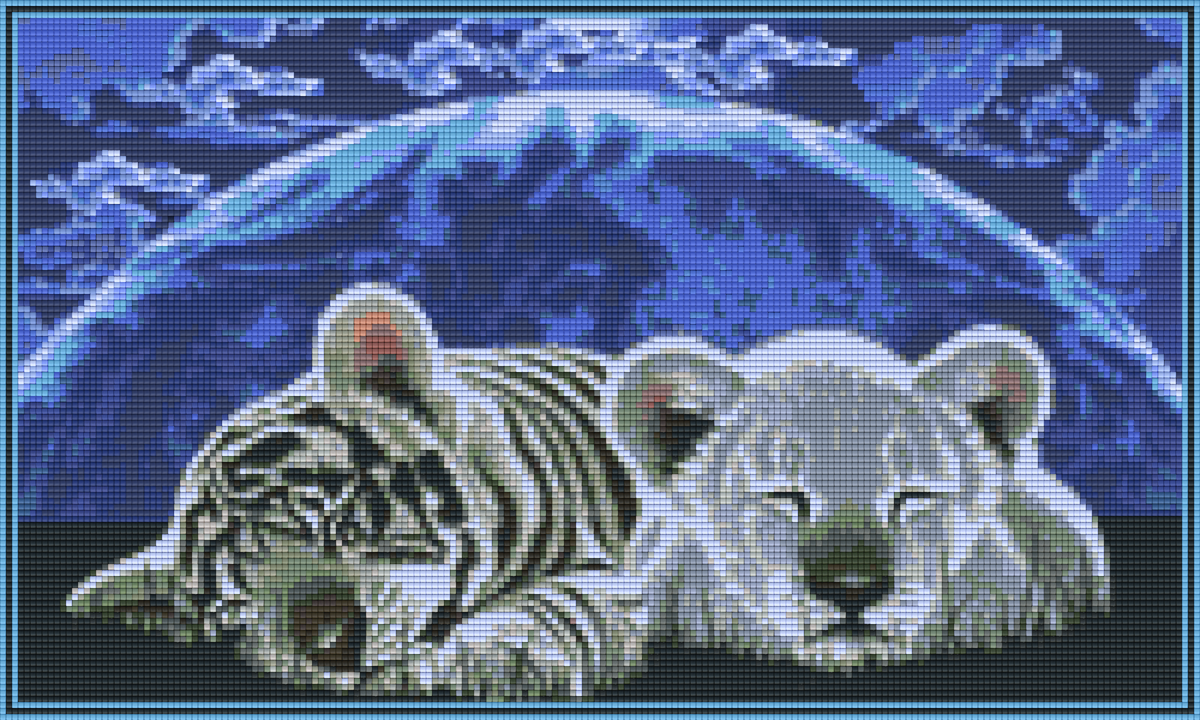 Pixelhobby Klassik Vorlage - The World Sleeps