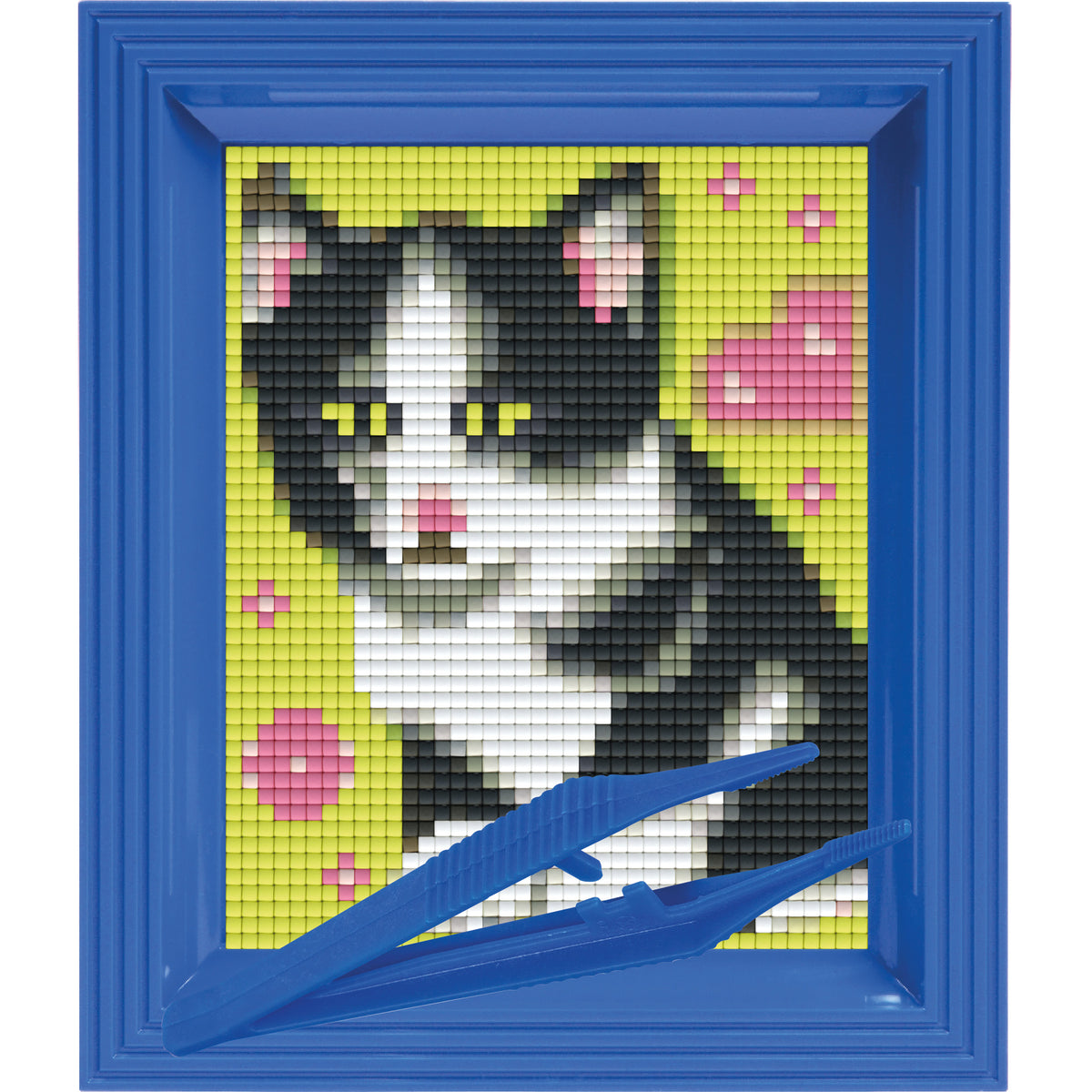 #Bilderrahmen_signalblau #Pinzette_Kunststoffpinzette