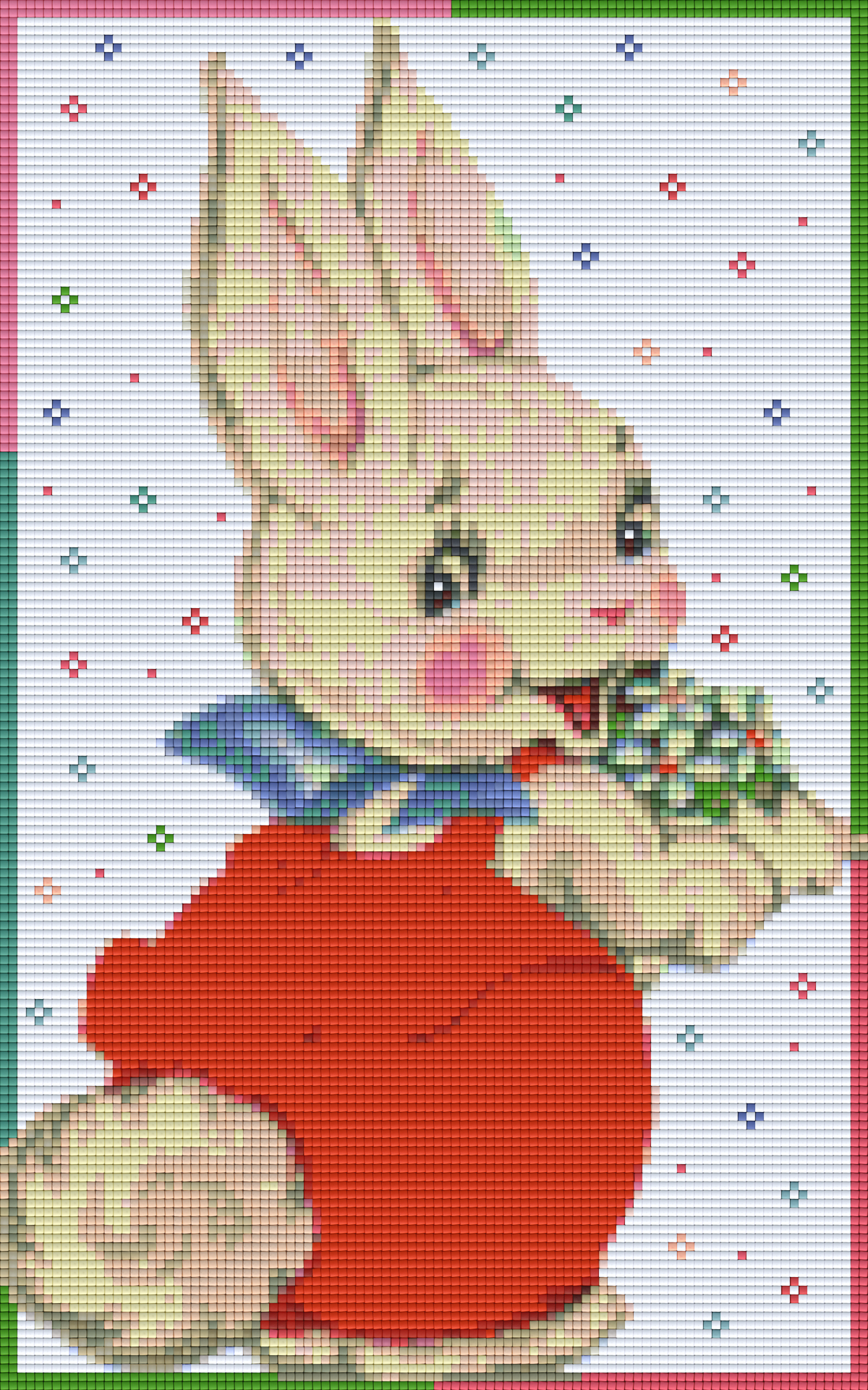Pixel hobby classic set - Easter Flower Bunny
