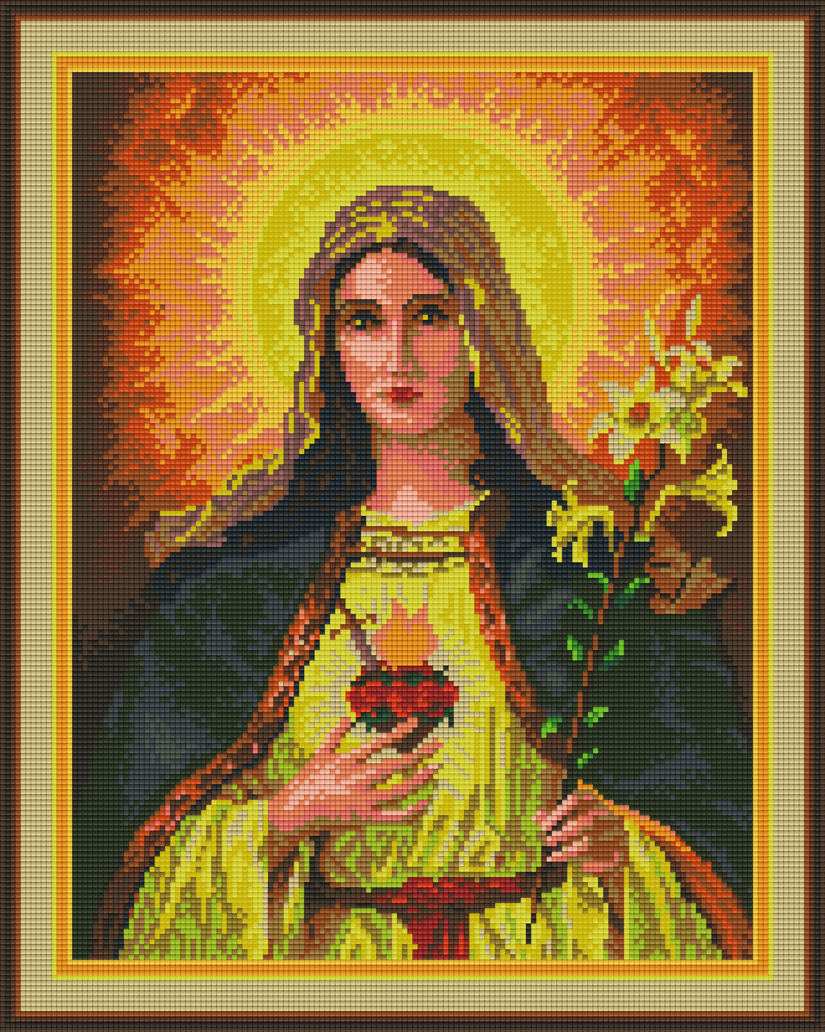 Pixel Hobby Classic Template - Mother Marys Heart