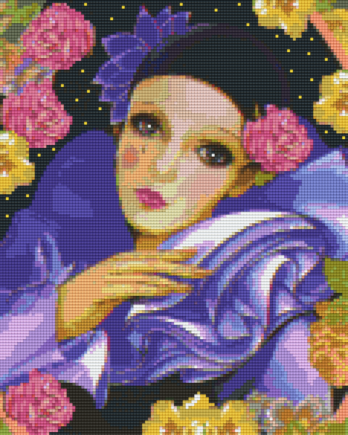 Pixelhobby Klassik Vorlage - Sad Face