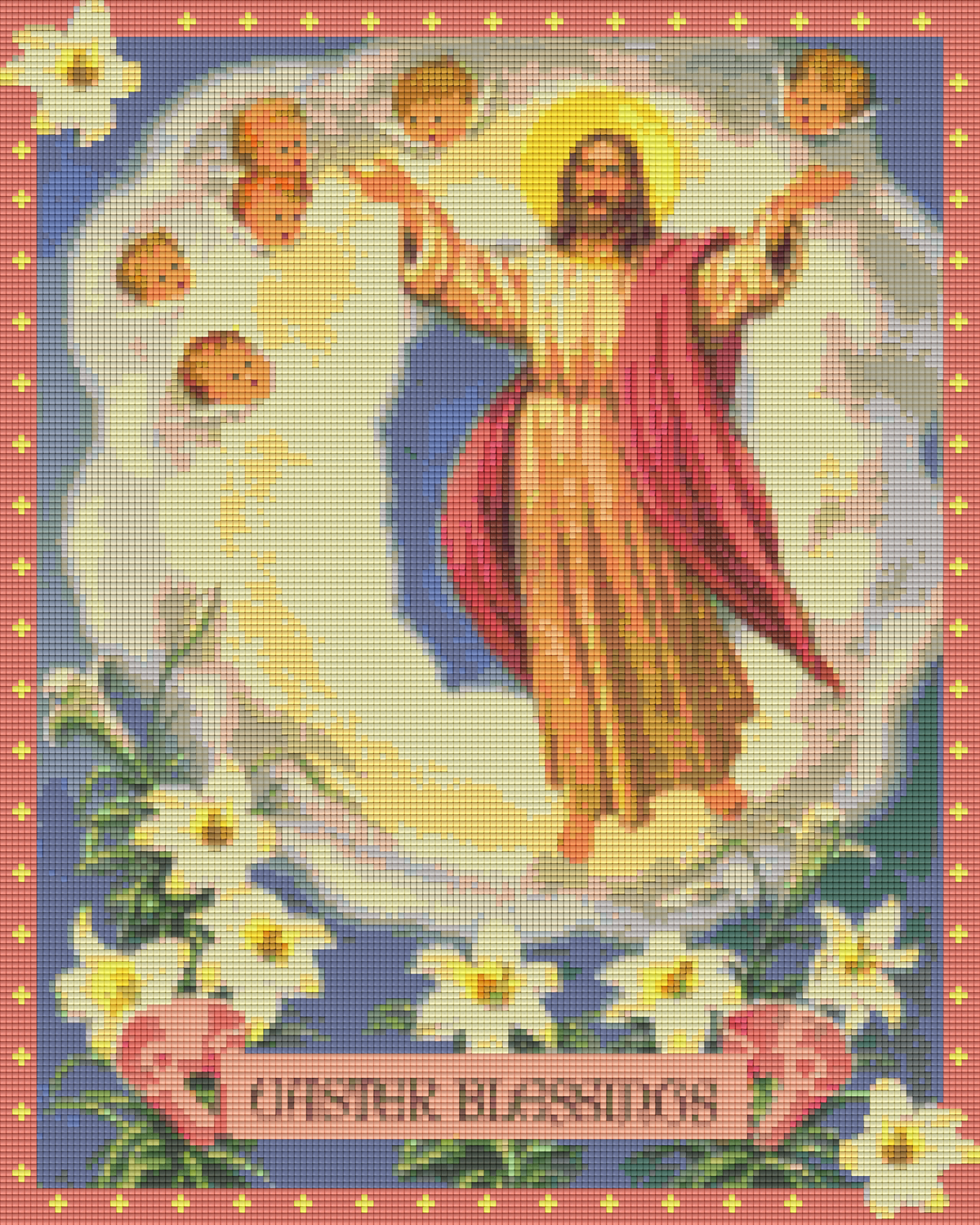 Pixelhobby Klassik Vorlage - Easter Blessing