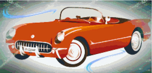 Pixelhobby Classic Set - The Red Sportscar