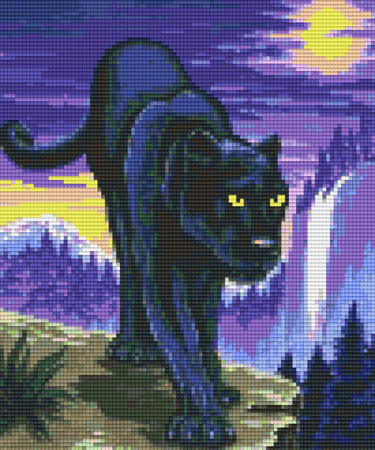 Pixelhobby Klassik Vorlage - Panther