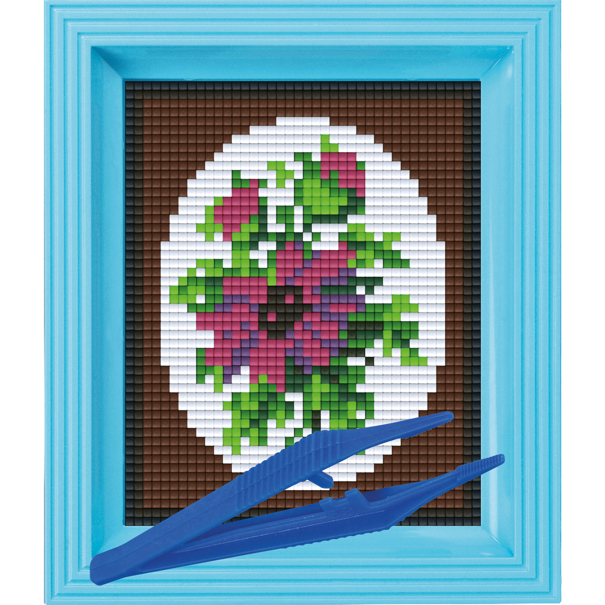#Bilderrahmen_hellblau #Pinzette_Kunststoffpinzette