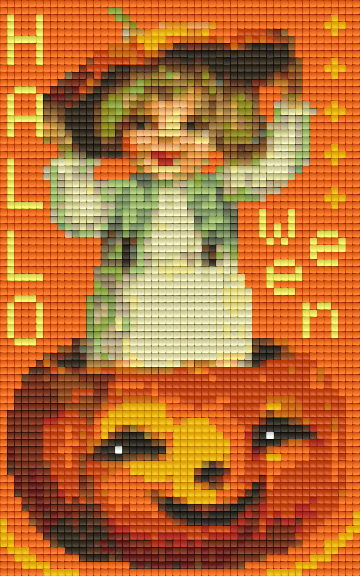 Pixelhobby Klassik Vorlage - Happy Halloween