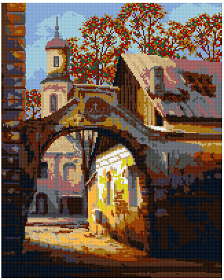 Pixelhobby Klassik Vorlage - Altstadt