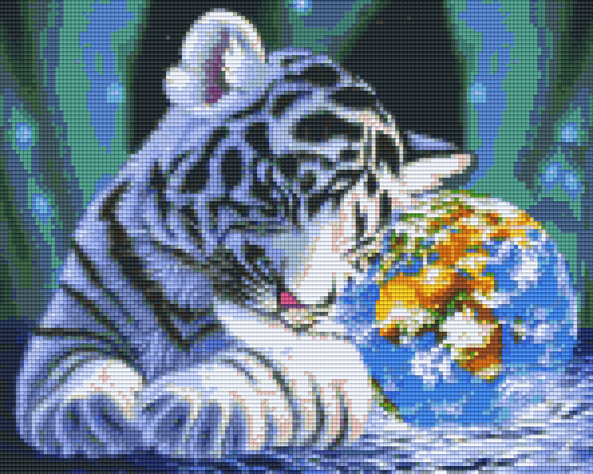 Pixelhobby Klassik Vorlage - The World on my Shoulder