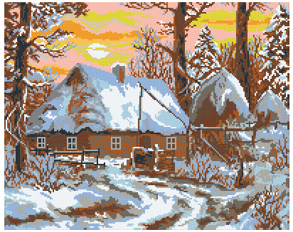 Pixelhobby Klassik Set - Tiefer Winter