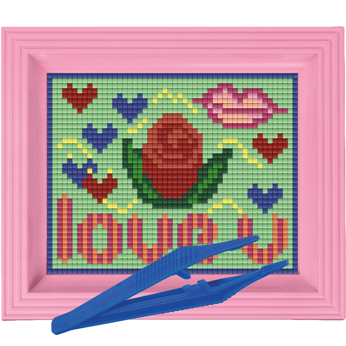 #Bilderrahmen_rosa #Pinzette_Kunststoffpinzette