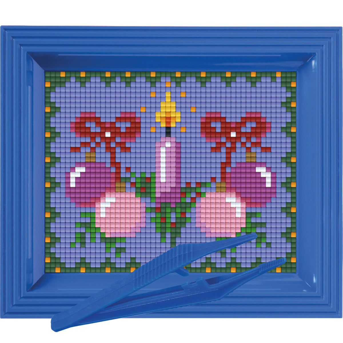 #Bilderrahmen_signalblau #Pinzette_Kunststoffpinzette