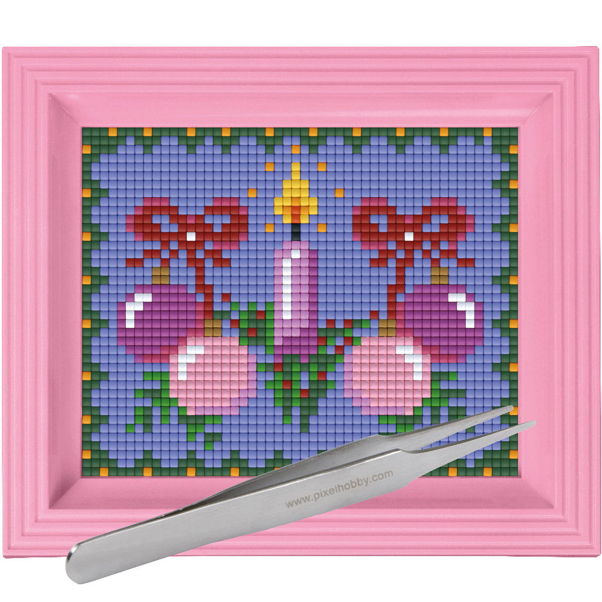 #Bilderrahmen_rosa #Pinzette_Pinzette gerade