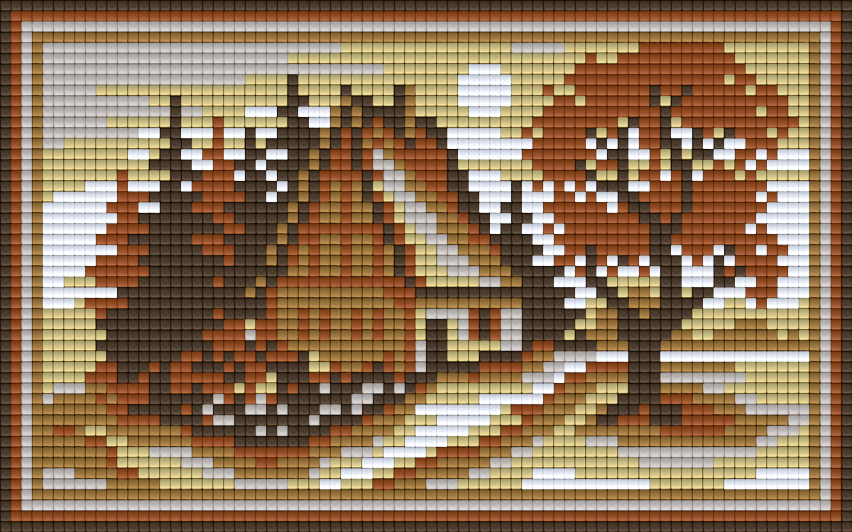 Pixel Hobby Classic Template - Soft Brown Home