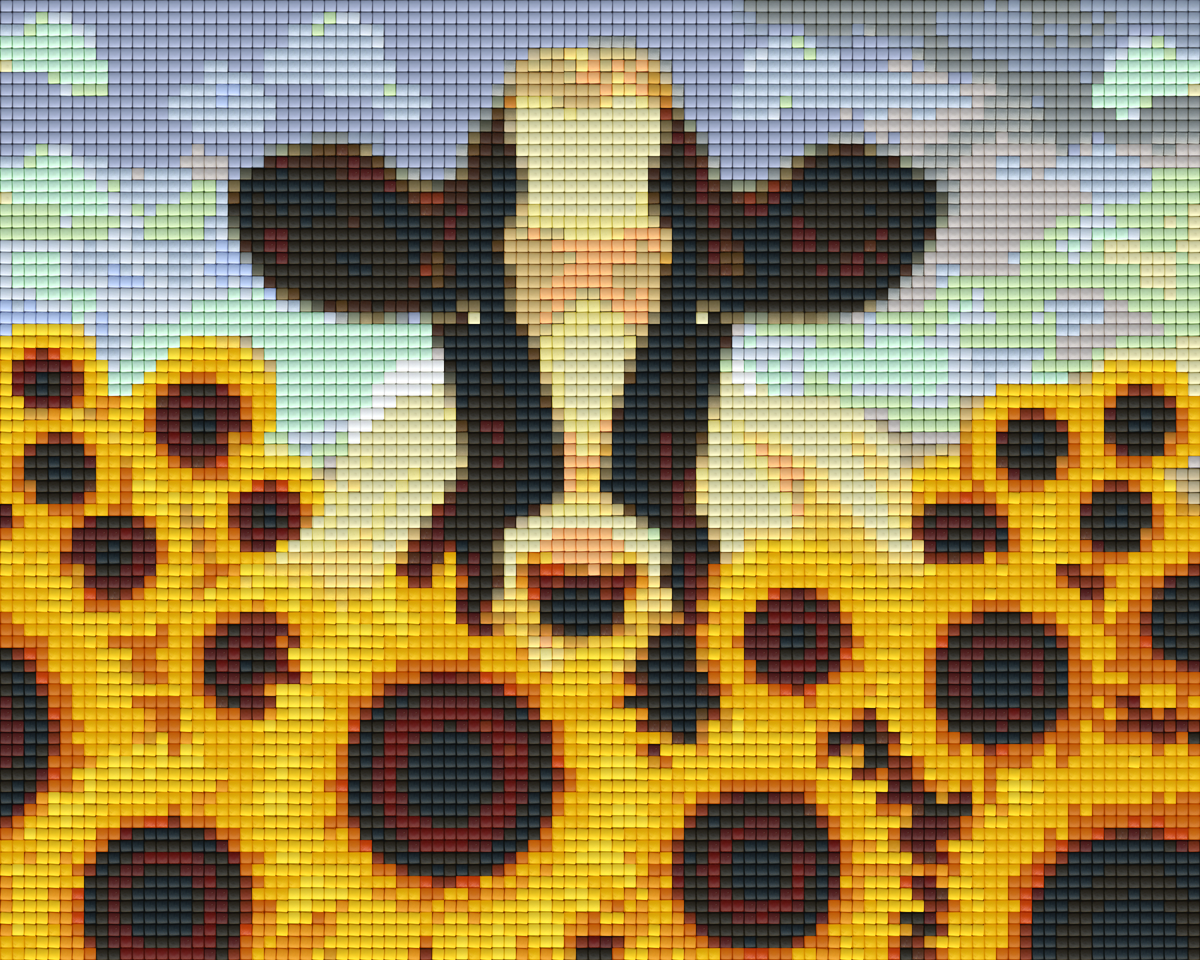 Pixel Hobby Classic Template - Sunflower Cow