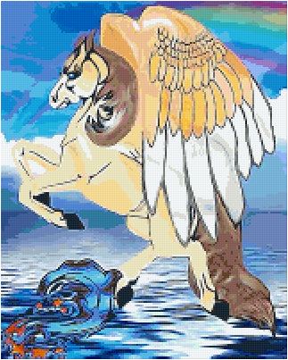 Pixelhobby Klassik Vorlage - The Pegasus