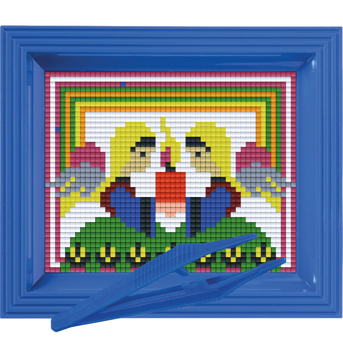 #Bilderrahmen_signalblau #Pinzette_Kunststoffpinzette