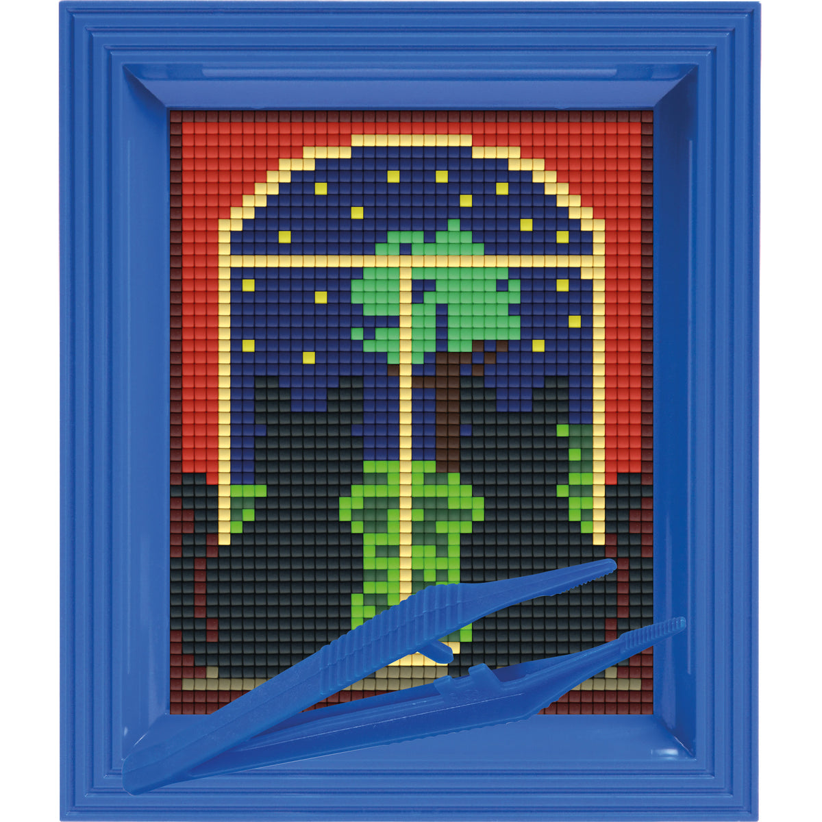 #Bilderrahmen_signalblau #Pinzette_Kunststoffpinzette